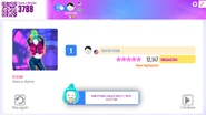 Just Dance Now scoring screen (2020 update)