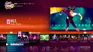 E.T. on the Just Dance 2017 menu