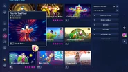 Fire On The Floor on the Just Dance 2023 Edition menu