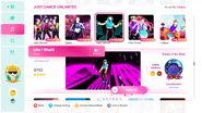 Like I Would on the Just Dance 2020 menu