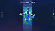 Just Dance 2023 Edition coach selection screen