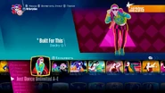 Built For This on the Just Dance 2018 menu