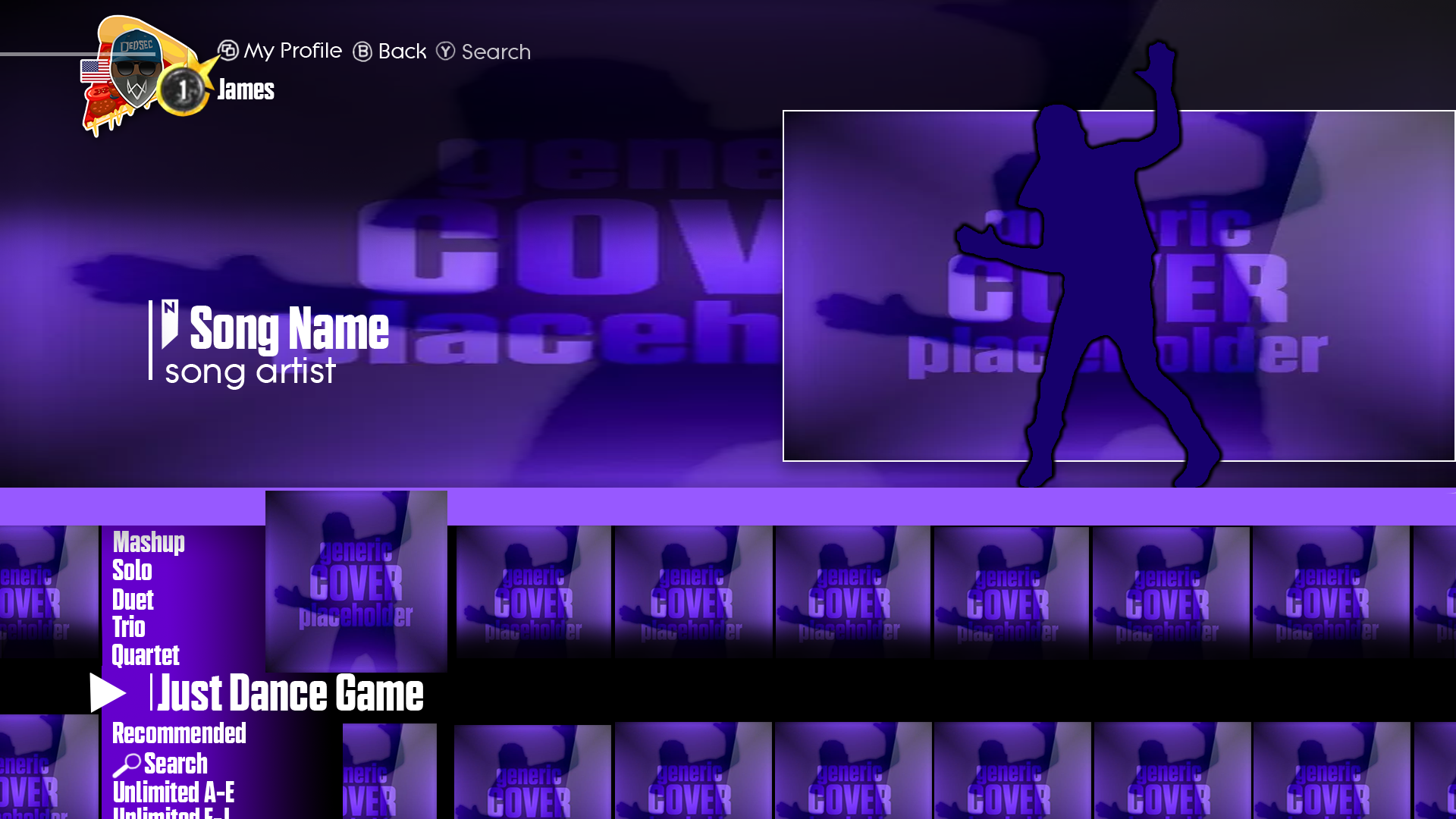 User Blog Jd4survivor Just Dance 17 Menu Template Psd Download Just Dance Wiki Fandom