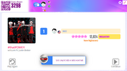 Just Dance Now scoring screen (2020 update)