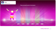 Tela de seleção de dançarino no Just Dance 2019 (câmera)