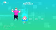 Just Dance 2020 coach selection screen (Wii)