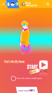 Just Dance Now coach selection screen (phone)