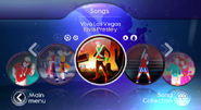 Viva Las Vegas on the Just Dance: Greatest Hits menu (Wii)