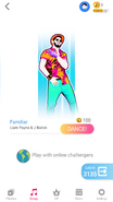 Just Dance Now coach selection screen (2020 update, phone)