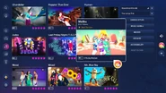 Malibu on the Just Dance 2023 Edition menu