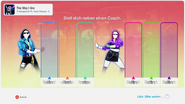 Just Dance 2021 coach selection screen