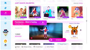 Flashdance... What A Feeling on the Just Dance 2019 menu