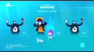 Just Dance 2019 coach selection screen (7th-gen, controller)