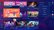 Hangover (BaBaBa) on the Just Dance 2024 Edition menu