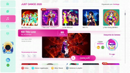 Kill This Love (Extreme Version) on the Just Dance 2020 menu (8th-gen)