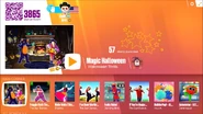 Magic Halloween on the Just Dance Now menu (2017, computer)
