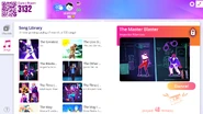 The Master Blaster on the Just Dance Now menu (2020 update, computer)