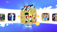 Nitro Bot in the Just Dance 2018 menu (Kids Mode)