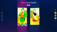 Just Dance 2023 Edition coach selection screen