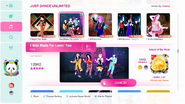 I Was Made For Lovin’ You on the Just Dance 2020 menu