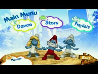 The Smurfs Dance Party - Full Menu Theme