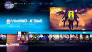 Menu de Selecionar Musicas do Just Dance Unlimited 3