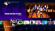 Another One Bites the Dust on the Just Dance 2018 menu (8th-gen)