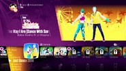 The Way I Are (Dance With Somebody) on the Just Dance 2018 menu (8th-gen)