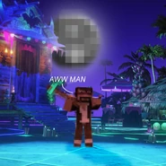 Meme referencing the Minecraft parody by CaptainSparklez