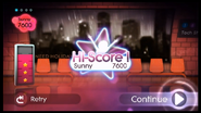 Just Dance 2 scoring screen