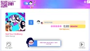Just Dance Now scoring screen (2020 update)