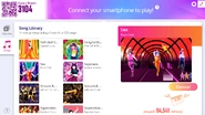 Sax on the Just Dance Now menu (2020 update, computer)