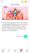 Newsfeed for the "The All Stars" playlist