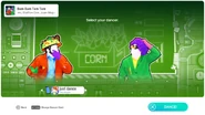 Just Dance 2019 coach selection screen (8th-gen)