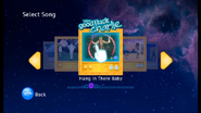 Hang In There Baby on the Just Dance: Disney Party menu