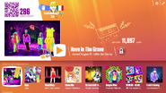 Rave in the Grave on the Just Dance Now menu (2017 update, computer)