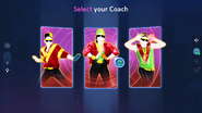 Just Dance 2023 Edition coach selection screen