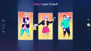 Just Dance 2023 Edition coach selection screen