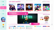 What About Love on the Just Dance 2020 menu