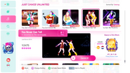 You Never Can Tell on the Just Dance 2020 menu