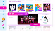 Bang Bang on the Just Dance 2019 menu