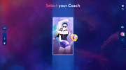 Just Dance 2024 Edition coach selection screen