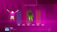 Just Dance 2018 coach selection screen (camera)