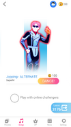 Just Dance Now coach selection screen (phone)