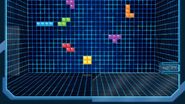 Small tetris pile background