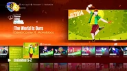 The World is Ours on the Just Dance 2017 menu