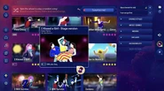 I Kissed a Girl (On-Stage Mode) on the Just Dance 2024 Edition menu