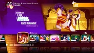 Katti Kalandal on the Just Dance 2018 menu