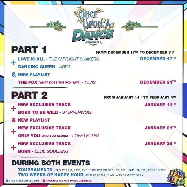 Season 1: Once Upon A Dance | Just Dance Wiki | Fandom