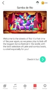 Newsfeed for the "Samba de Rio" playlist